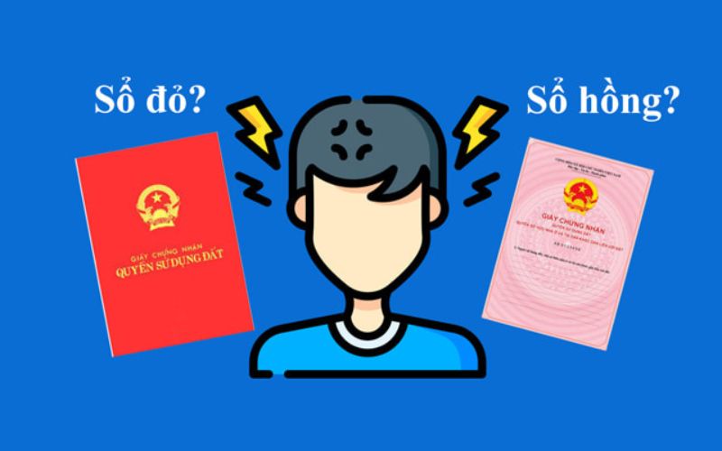 Phân biệt sổ đỏ và sổ hồng