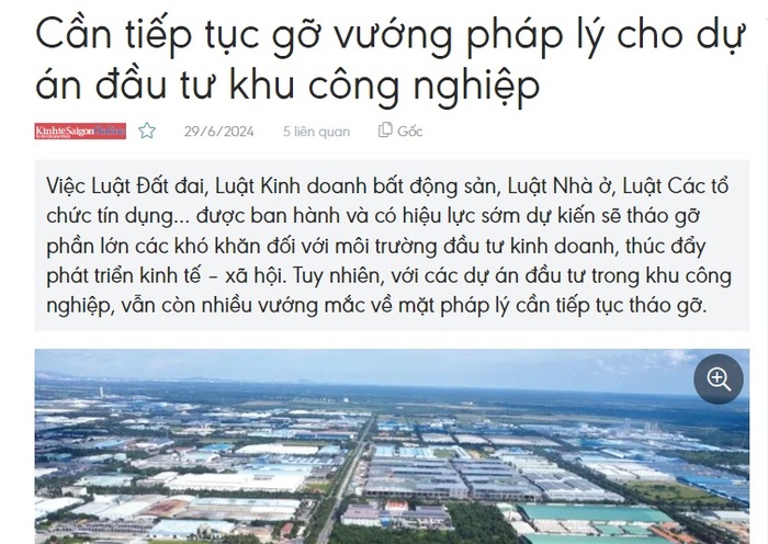 đầu tư đất khu công nghiệp